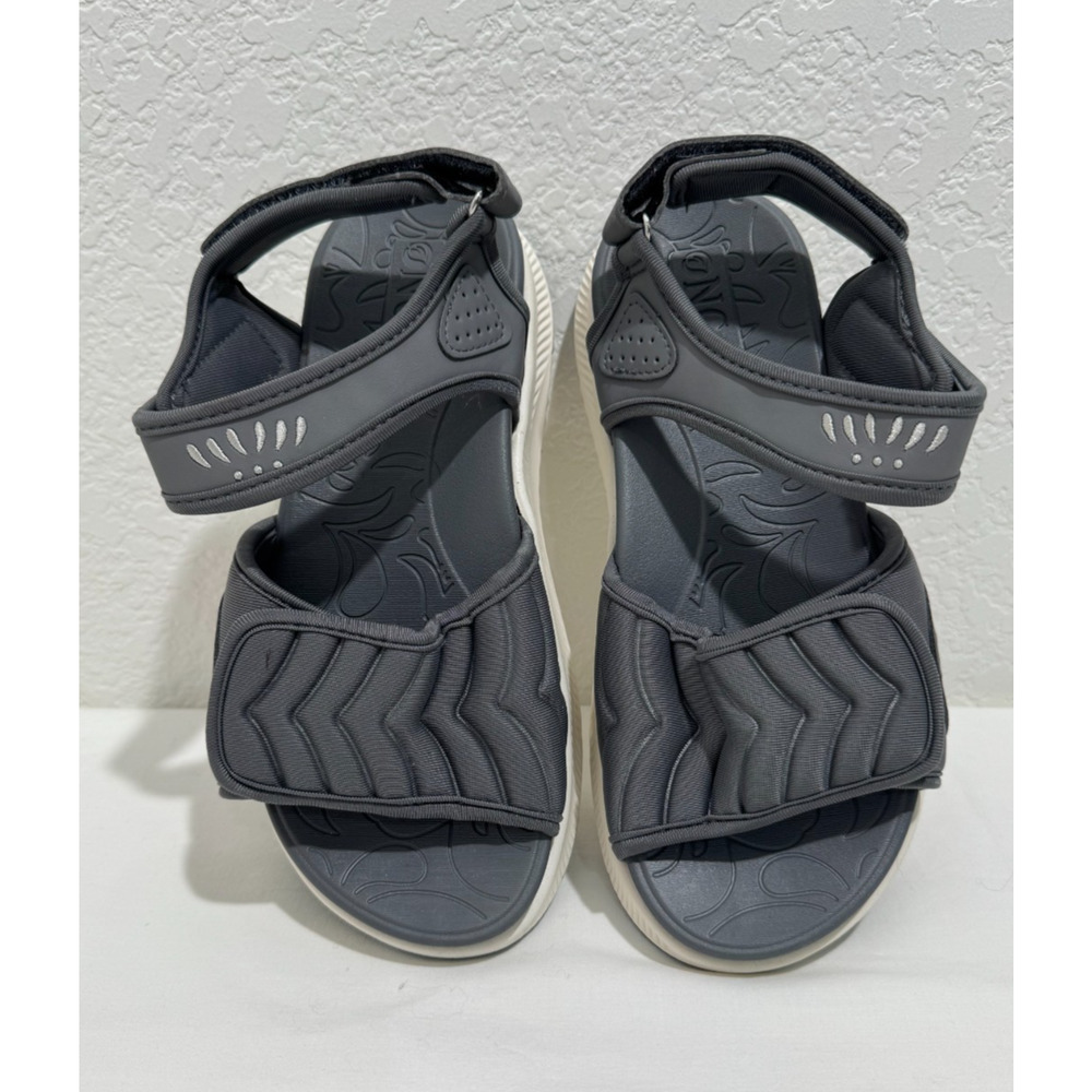 ONCAI Walking Sandals Womens Sz 7 EU 37 Gray Arch Support Hiking Orthopedic